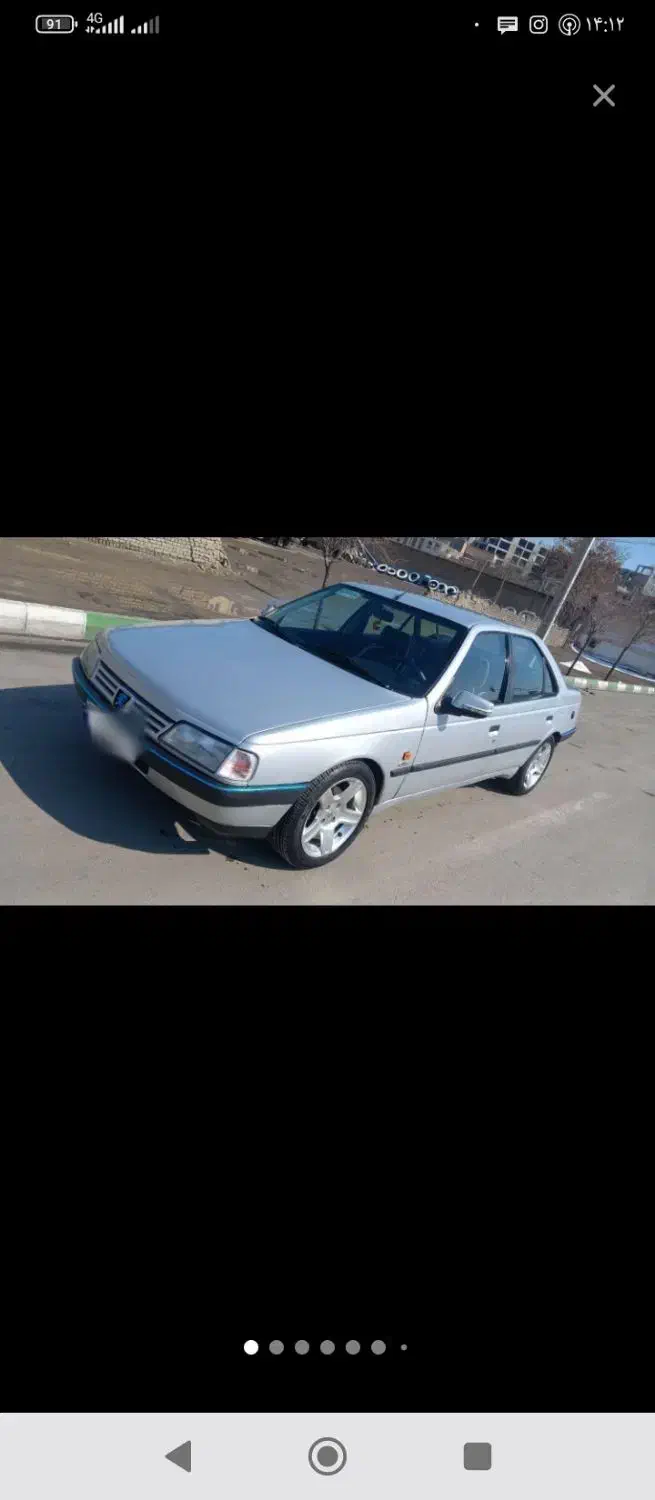 خودرو۴۰۵مدل۸۶نقره ای|خودرو سواری و وانت|رضویه, |دیوار