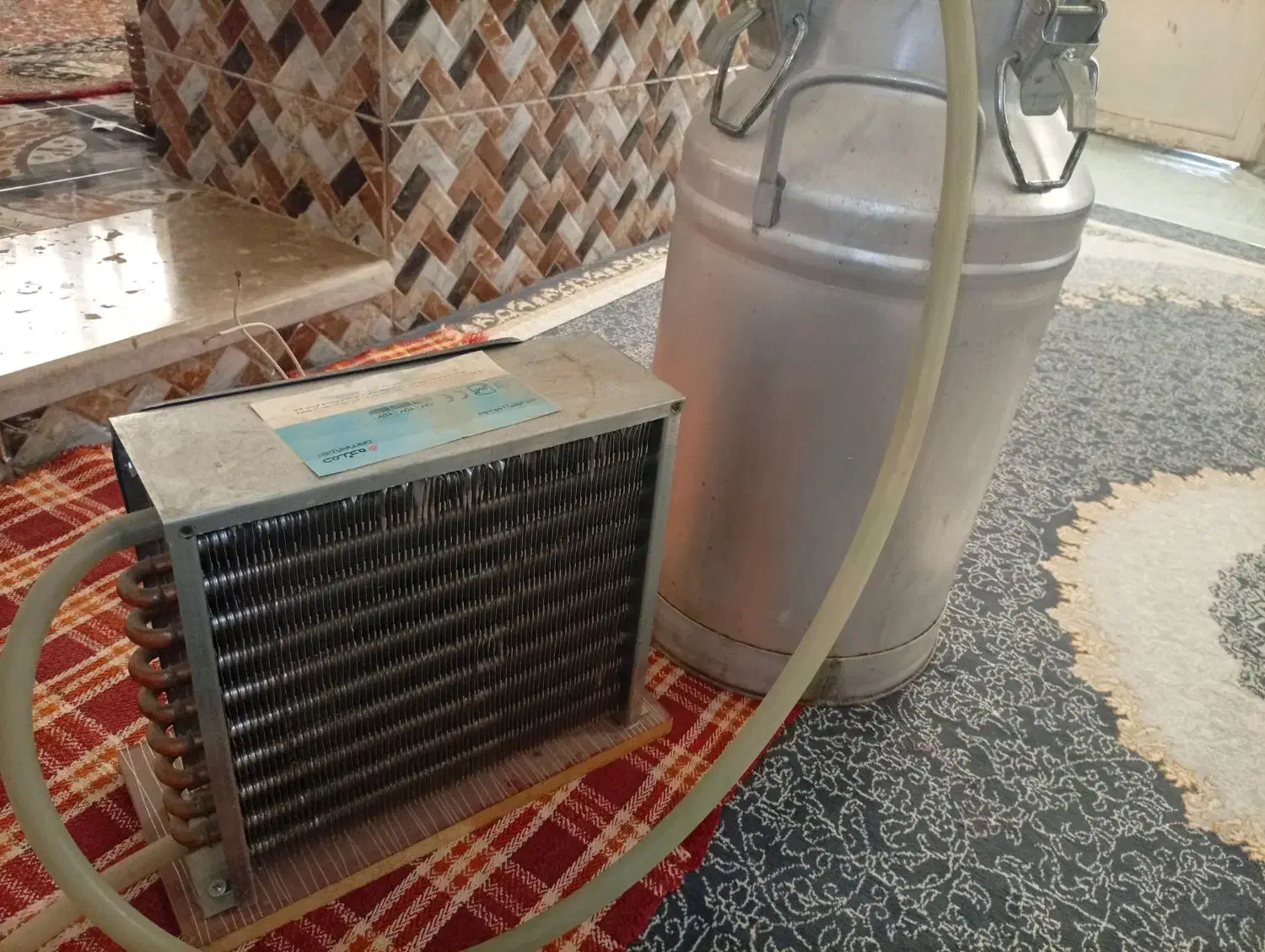 دیگ عرق گیری خوبو|ظروف پختوپز|شیراز, کفترک|دیوار