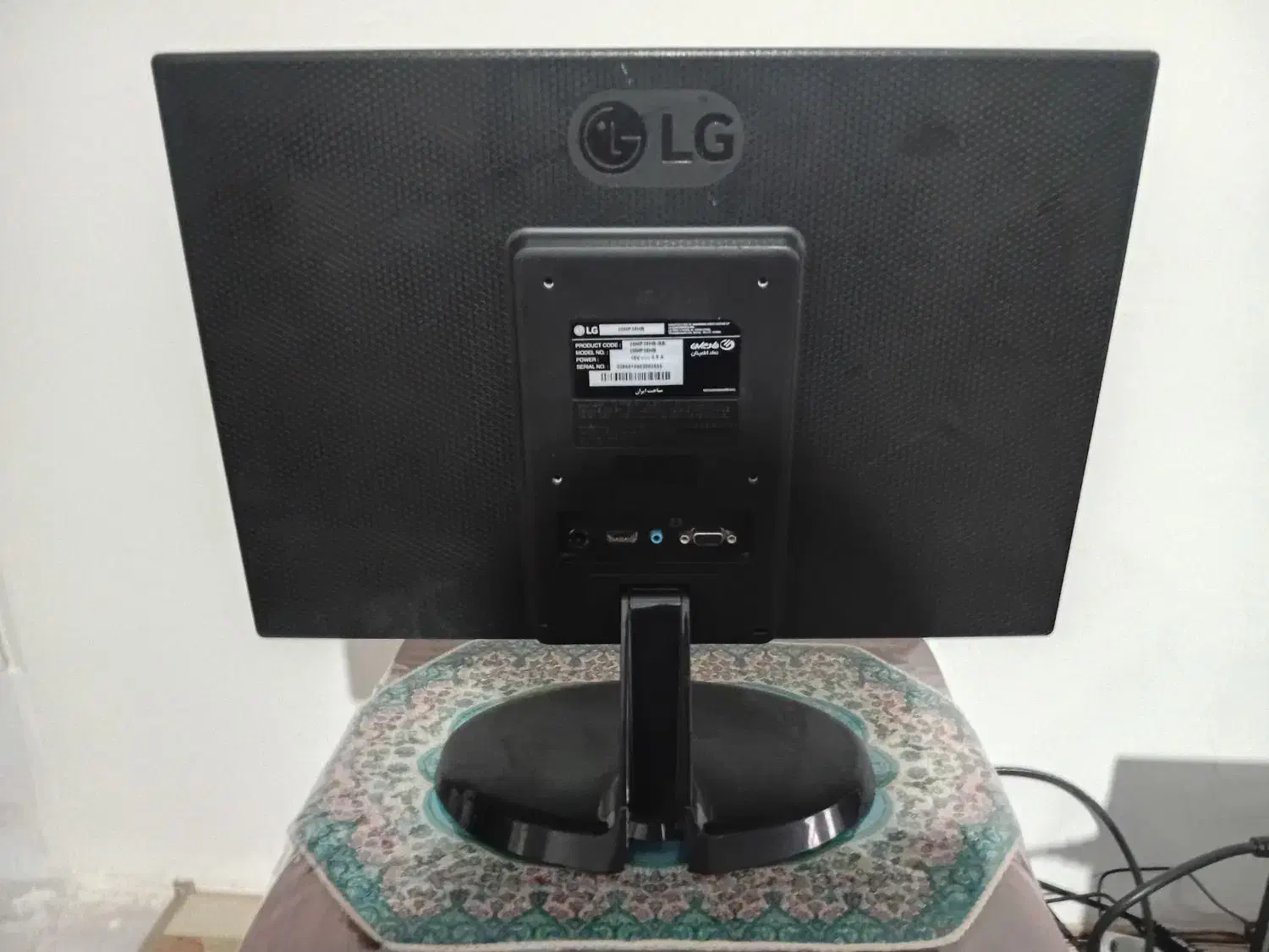 مانیتور 20 اینچ LED پنل IPS مدلLG HTMI دارایMP38HB|قطعات و لوازم جانبی رایانه|زنجان, |دیوار