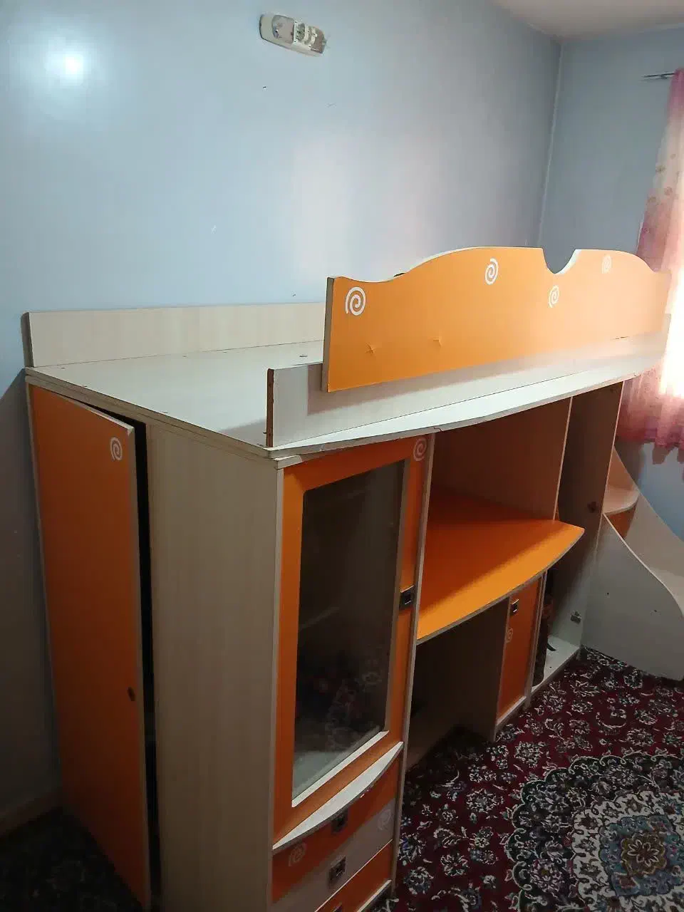 تخت کودک و نوجوان|تخت و سرویس خواب|چهاردانگه (تهران), |دیوار