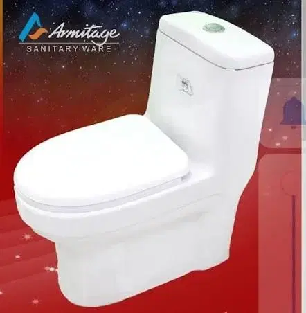توالت فرنگی بیده دار آرمیتاژ خروجی4 اینچ لعاب براق|لوازم سرویس بهداشتی|تبریز, |دیوار