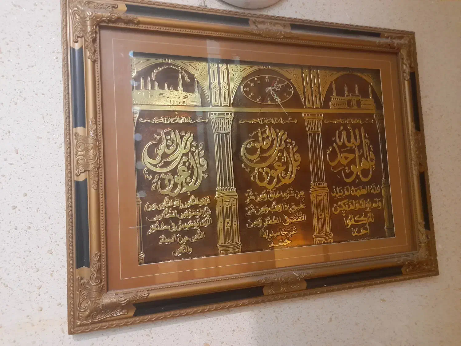 تابلو ساعت دار|تابلو، نقاشی، عکس|مشهد, خرمشهر|دیوار