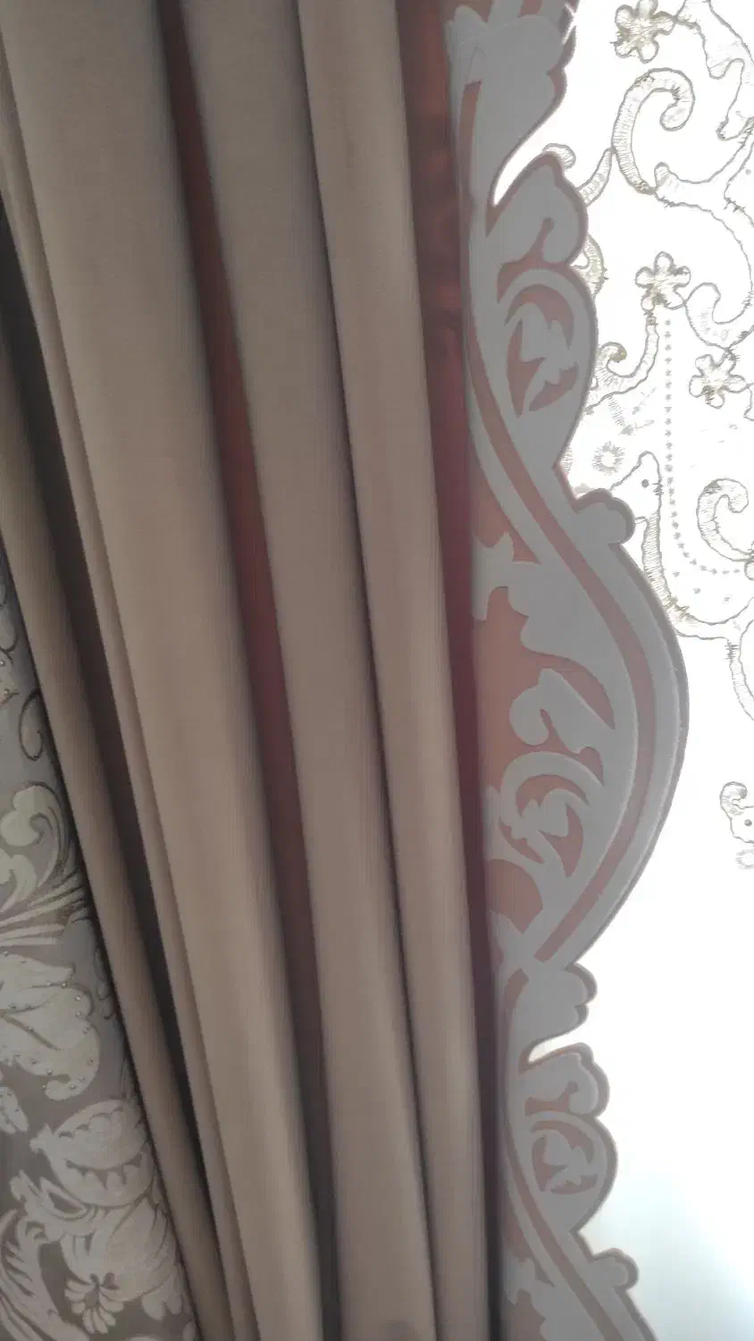 پرده|پرده، رانر، رومیزی|تاکستان, |دیوار