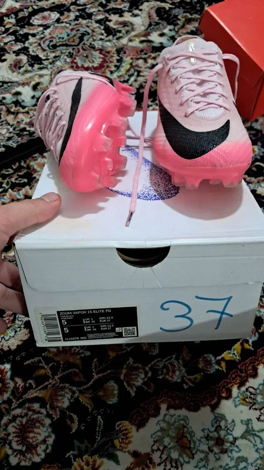 کفش استوک چمن air zoom 15 سایز 37|کیف، کفش، کمربند|فردیس, نسترن غربی|دیوار