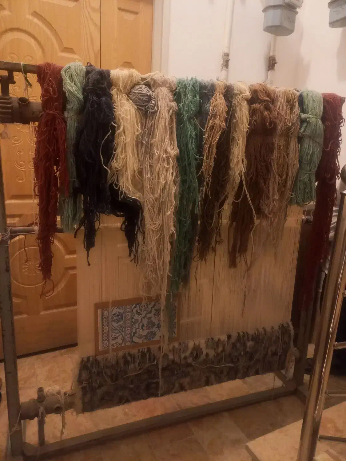 قالی ۴ نشونی|فرش|یزد, |دیوار