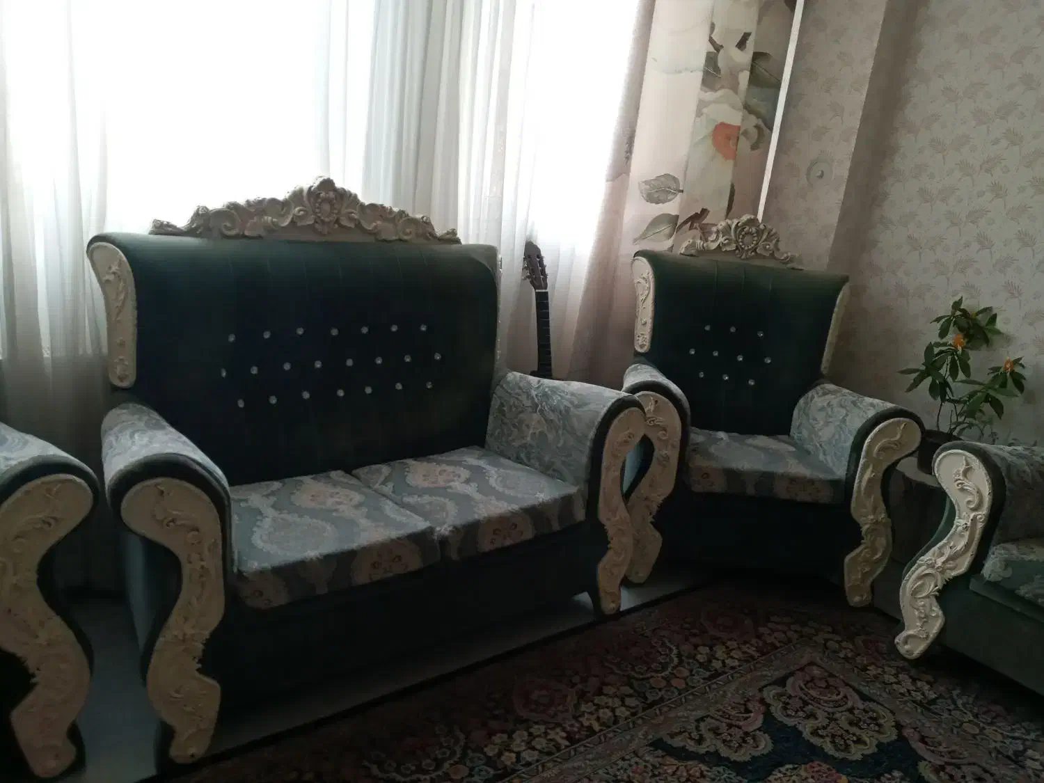 مبل ۷ نفره|مبلمان خانگی و میز عسلی|گلبهار, شهر جدید گلبهار|دیوار