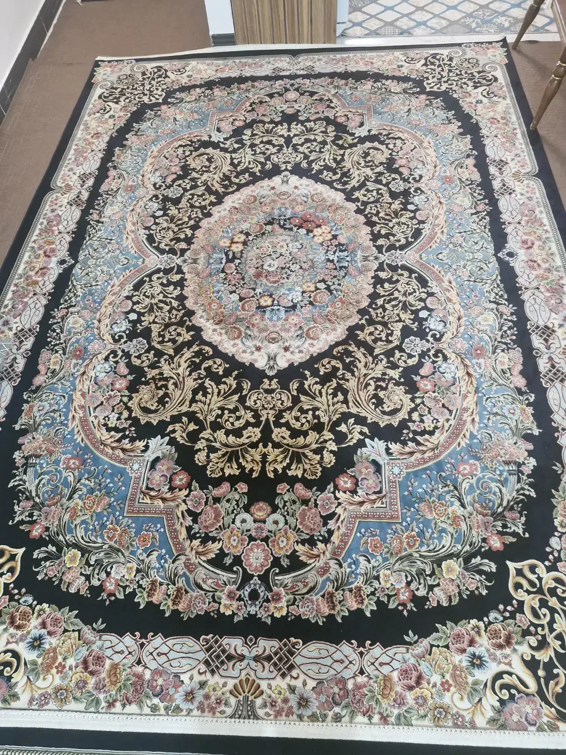 فروش فرش 9 متری 1200 شانه|فرش|قیدار, |دیوار