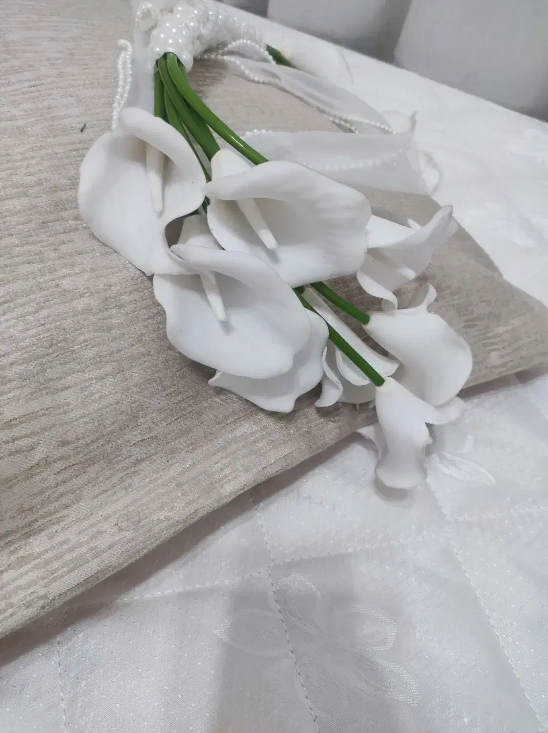 دسته گل عروس|گل مصنوعی|ورامین, ورامین|دیوار