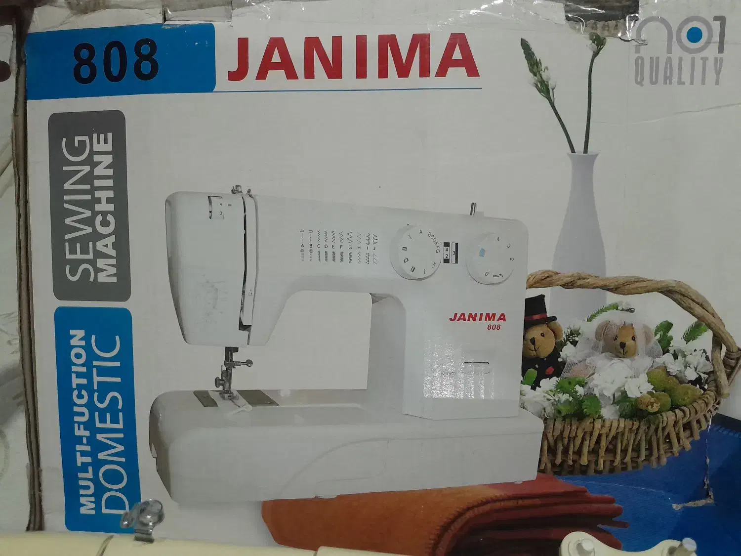 چرخ گلدوزی JANIMA چرخ زیگزاگ پروانه|چرخ خیاطی و ریسندگی|ارومیه, |دیوار