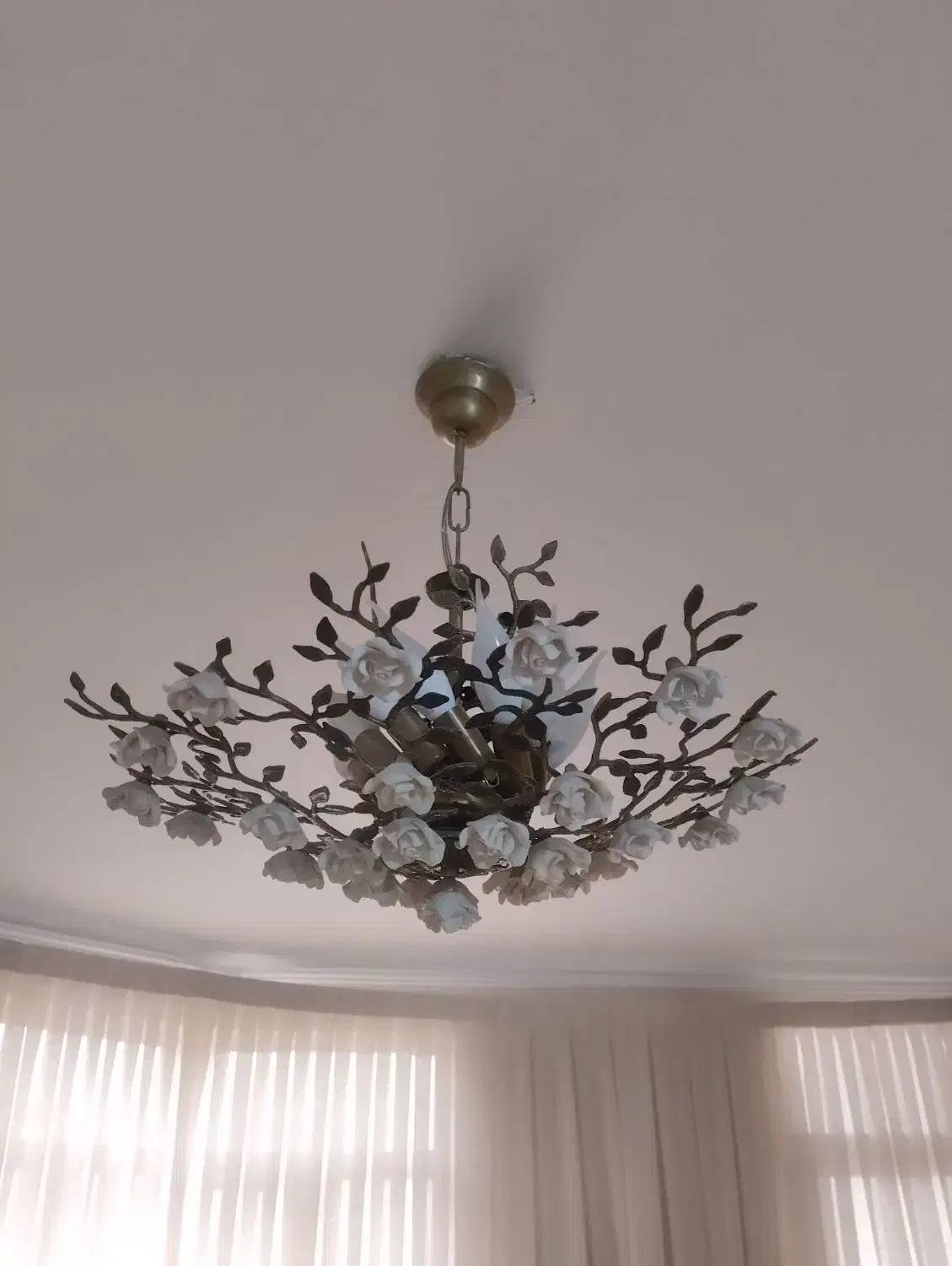 لوستر برنج خاص|لوستر و چراغ آویز|همدان, |دیوار