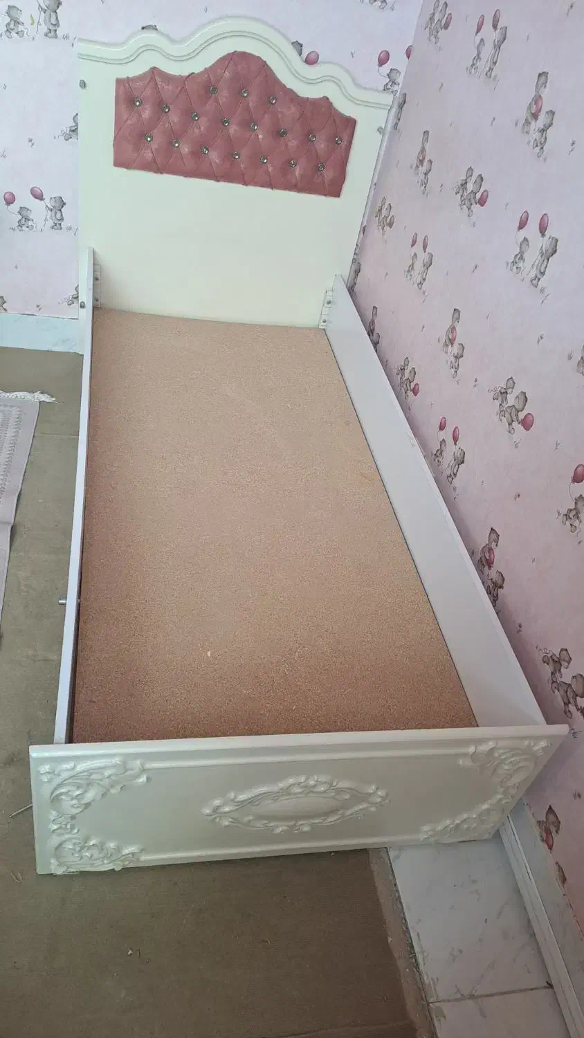 تخت کودک نوجوان شو با پاتختی و تشک طبی|تخت و سرویس خواب|تبریز, |دیوار