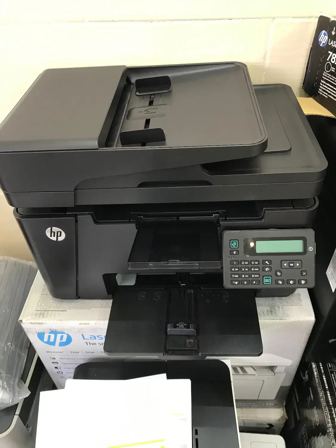 پرینتر لیزری چهارکاره حرفه ای hp 127fn با گارانتی|پرینتر، اسکنر، کپی، فکس|آمل, |دیوار