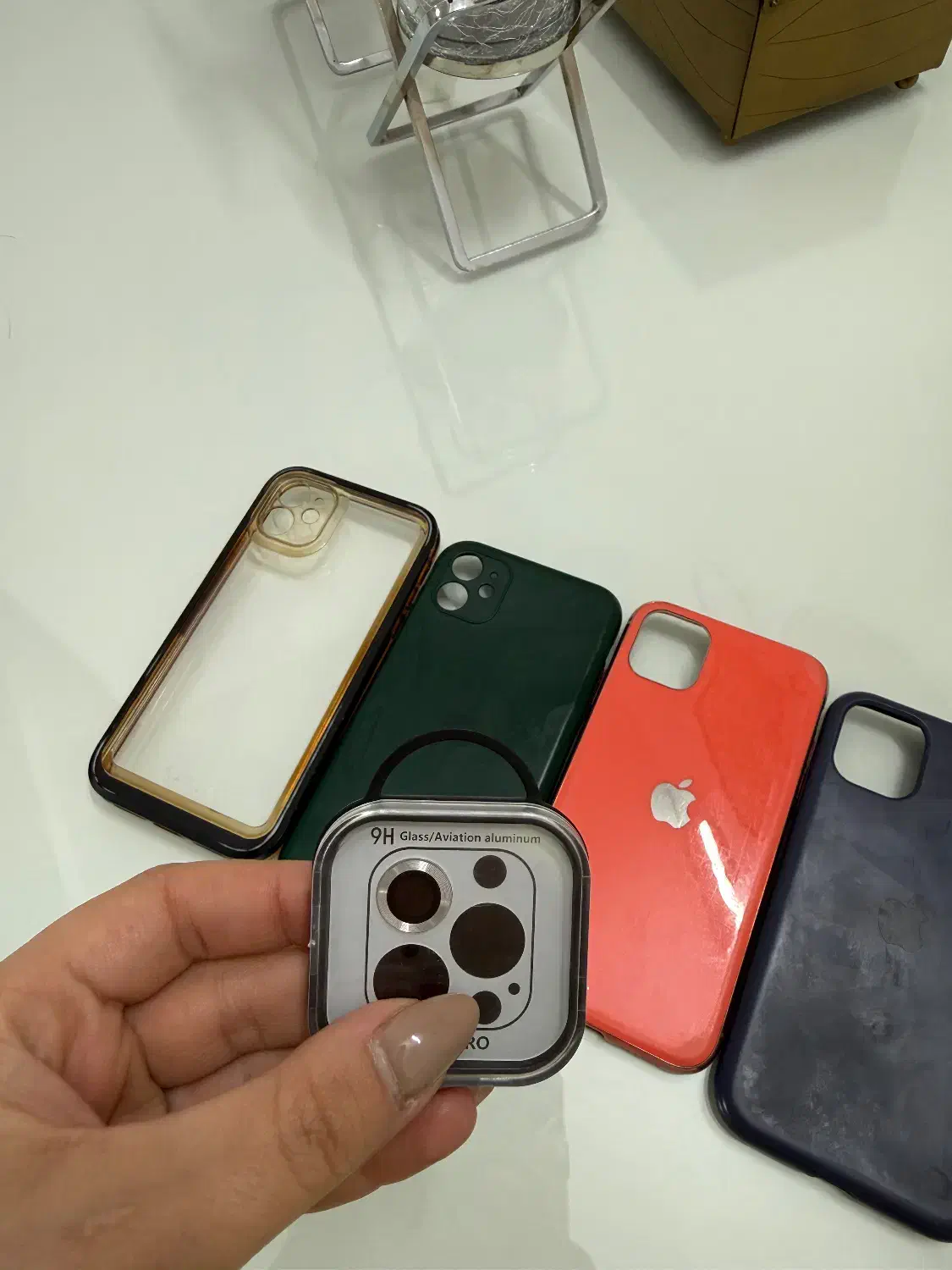 ۴ عدد قاب گوشی آیفون ۱۱ نرمال و محافظ لنز دوربین|لوازم جانبی موبایل و تبلت|شاهرود, |دیوار