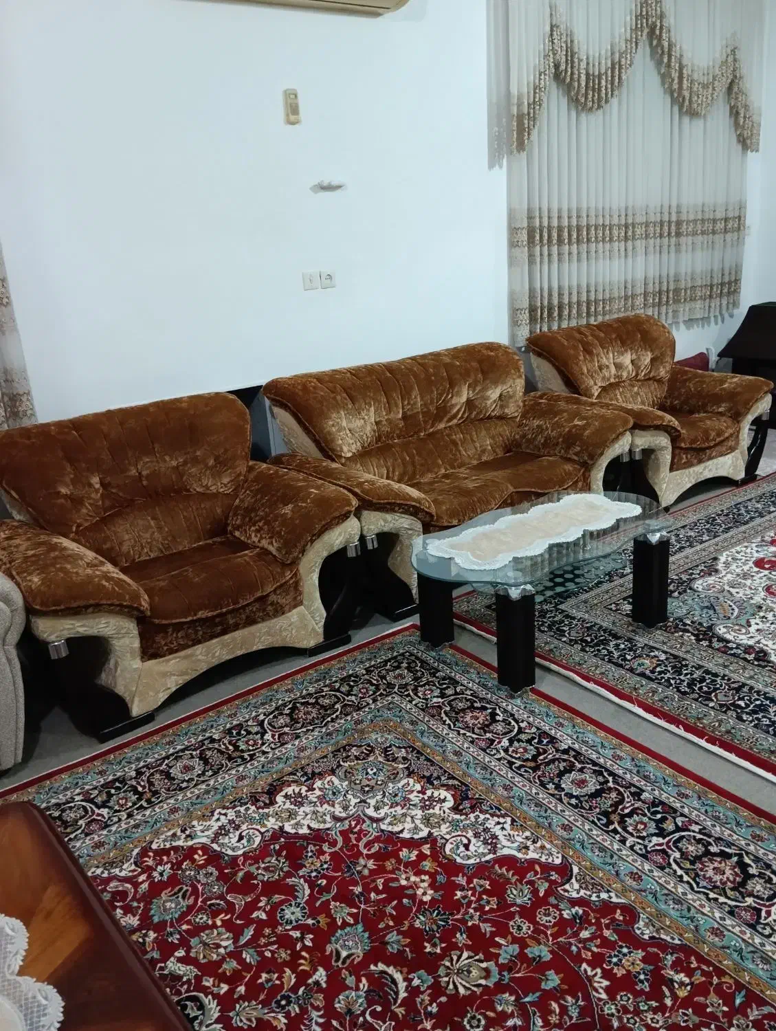 مبل ۷نفره|مبلمان خانگی و میز عسلی|قائم‌شهر, |دیوار