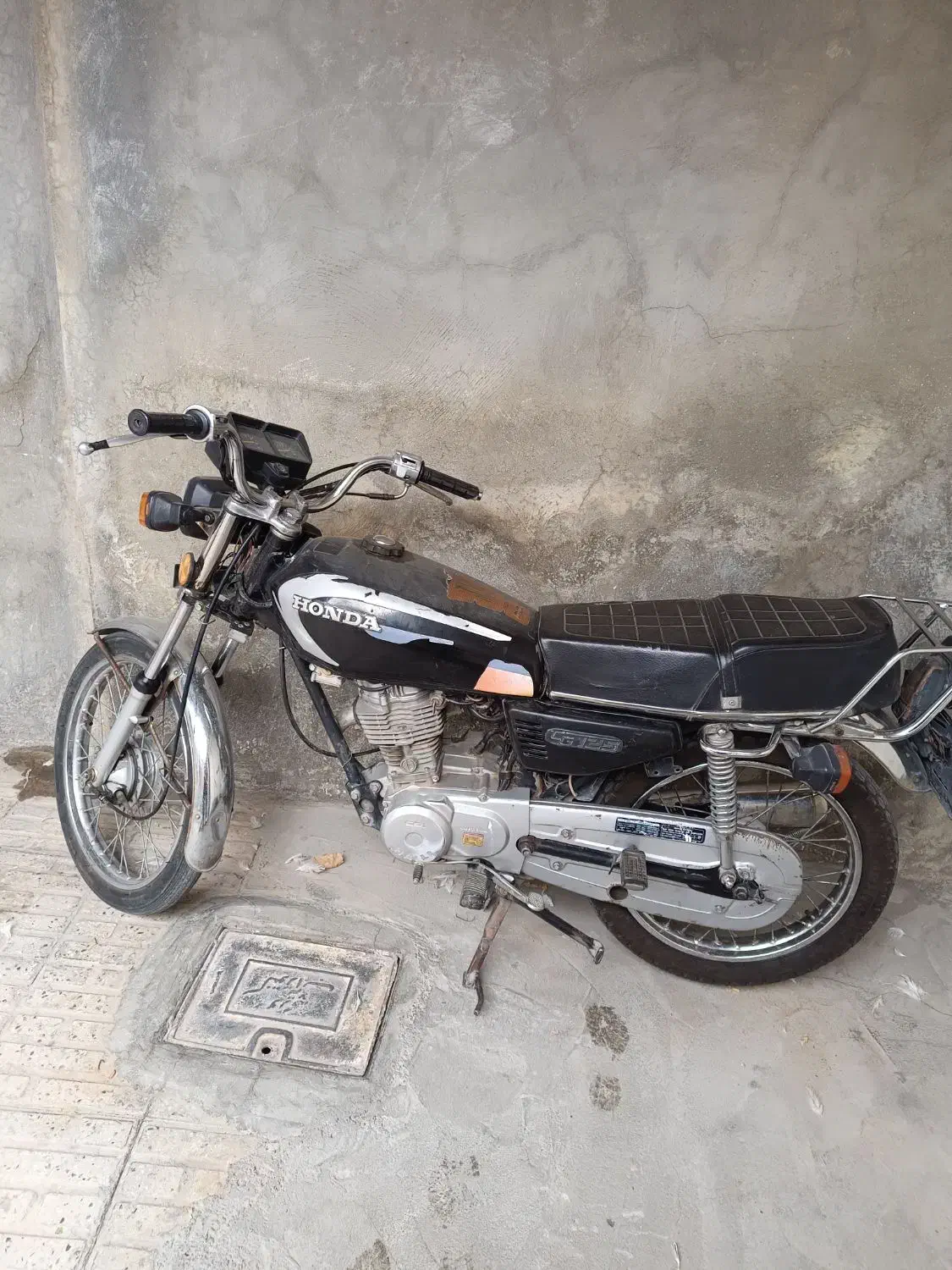 موتور هوندا پلاک ملی 93|موتورسیکلت|قروه, |دیوار