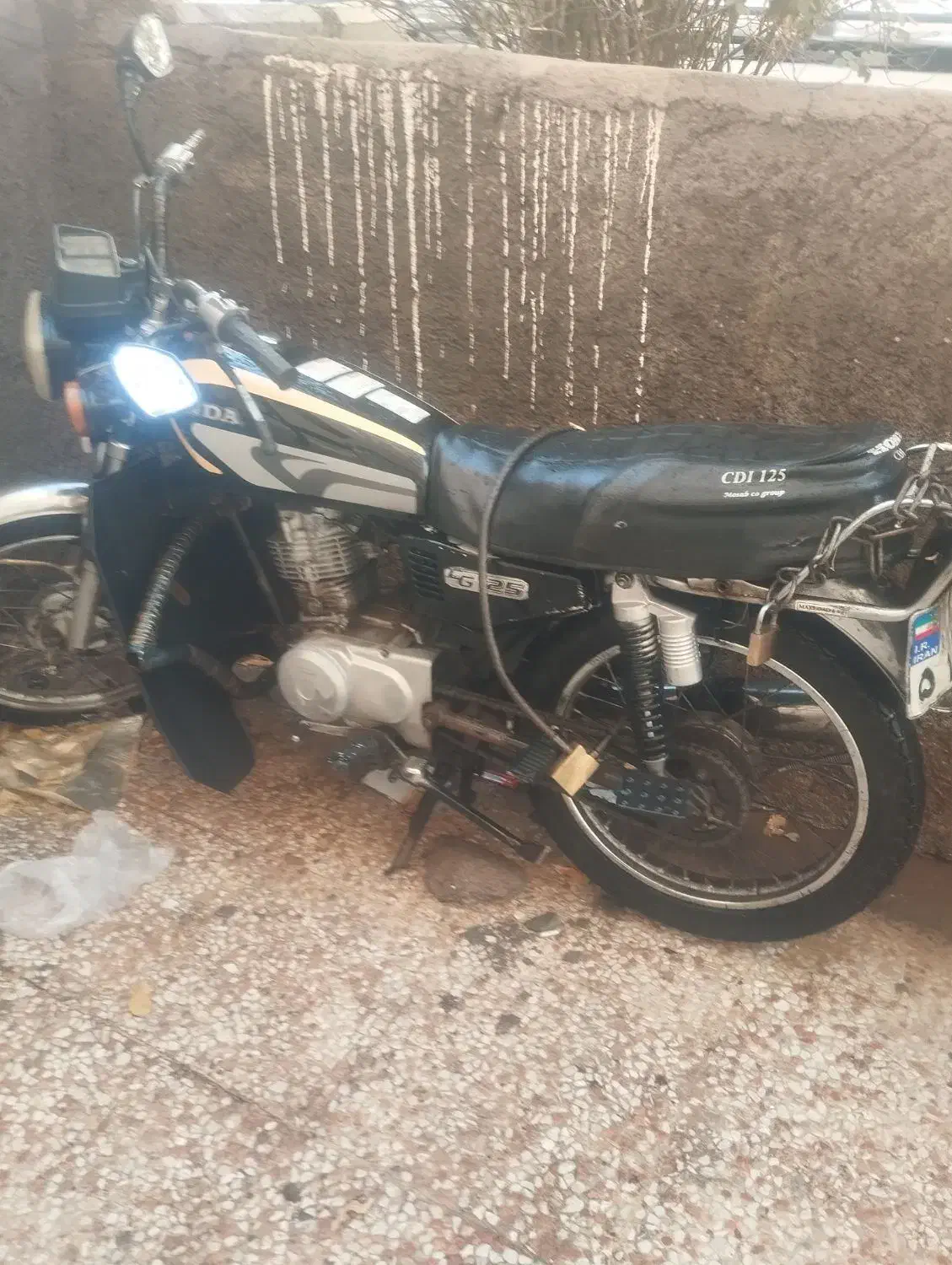 پرند موتور مدل 80|موتورسیکلت|پرند, فاز ۵|دیوار