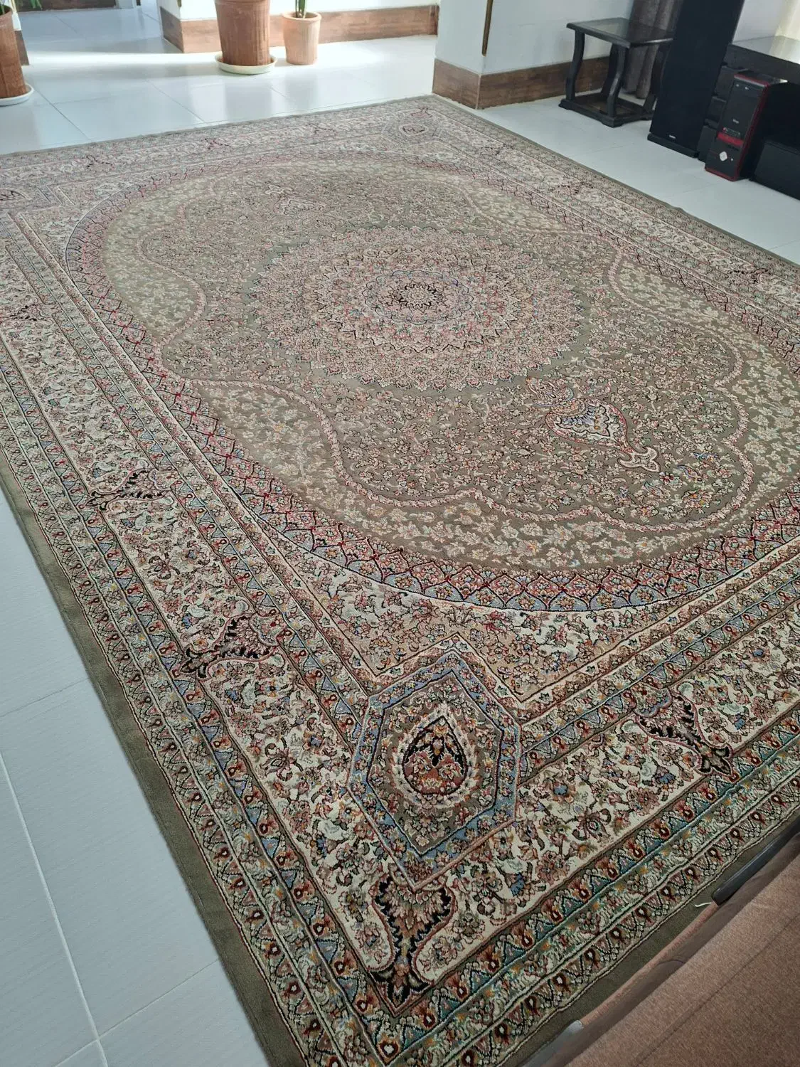 فرش ۱۲ متری نخی|فرش|شیراز, دلجو|دیوار