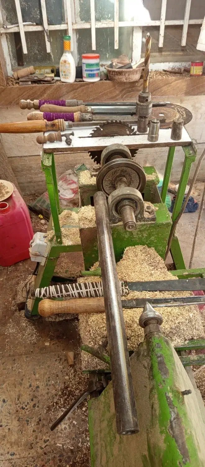 دستکاه خراطی سالم و درحال کار میباشد|ماشین‌آلات صنعتی|شیراز, ماه فیروزان|دیوار