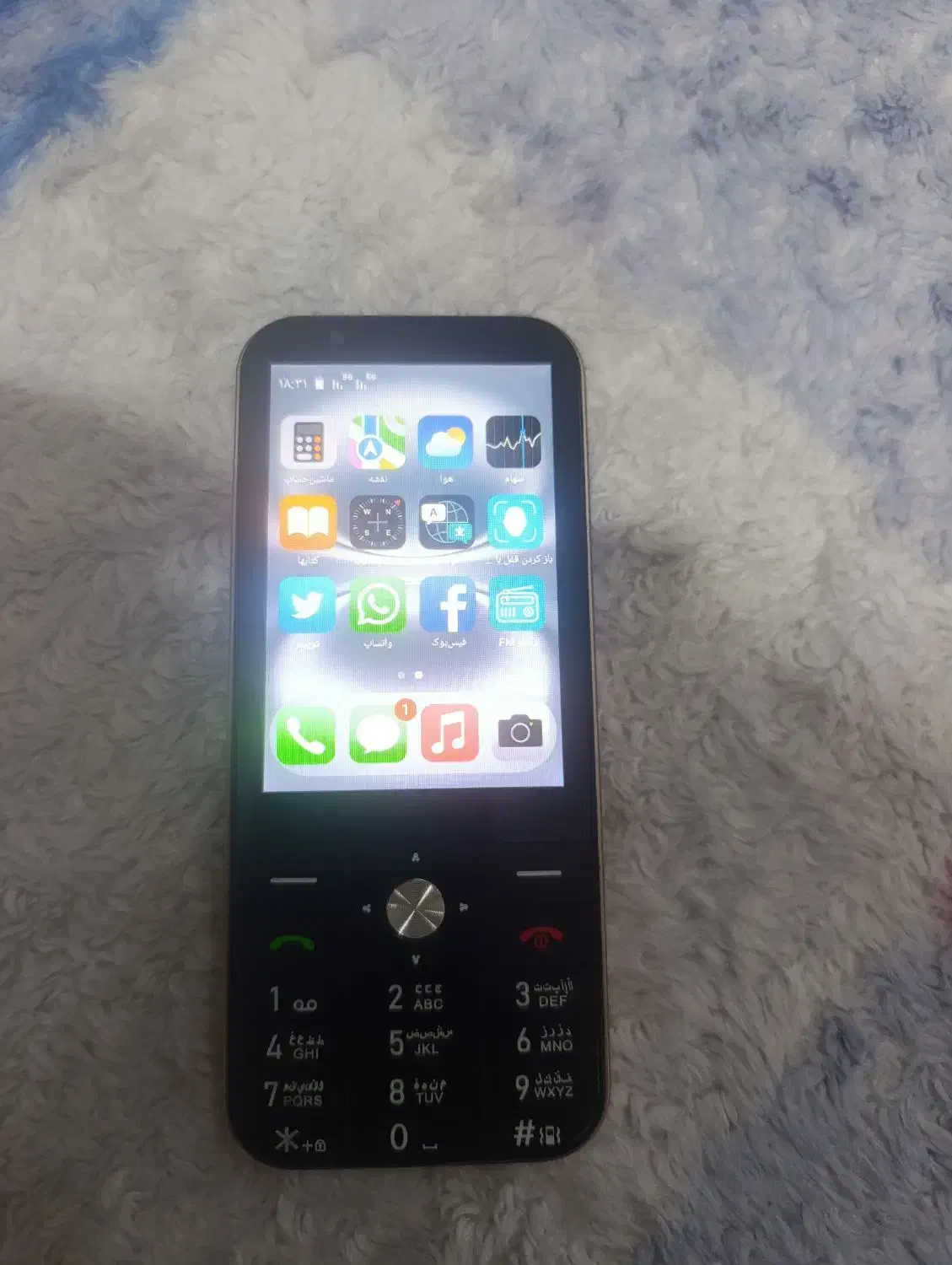 گوشی لمسی دکمه ای|موبایل|خرم‌آباد, |دیوار