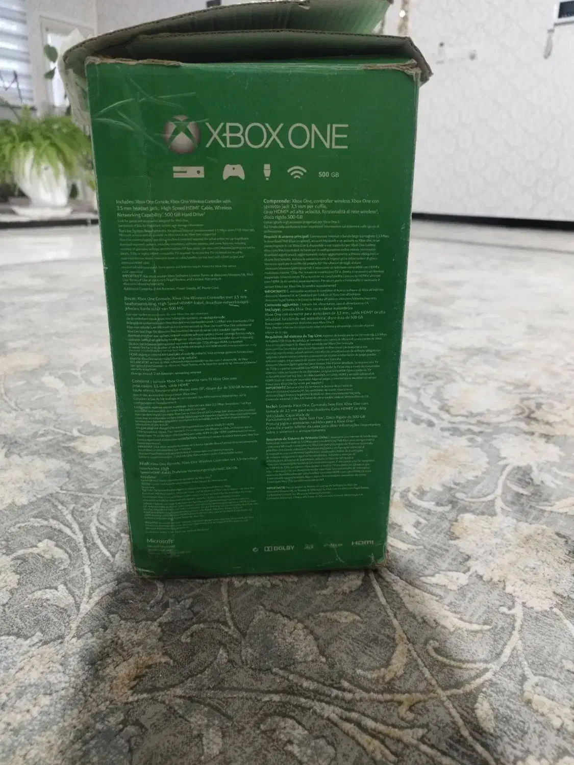 کارتن دستگاه xBox oNE|کنسول، بازی ویدئویی و آنلاین|کرمانشاه, |دیوار