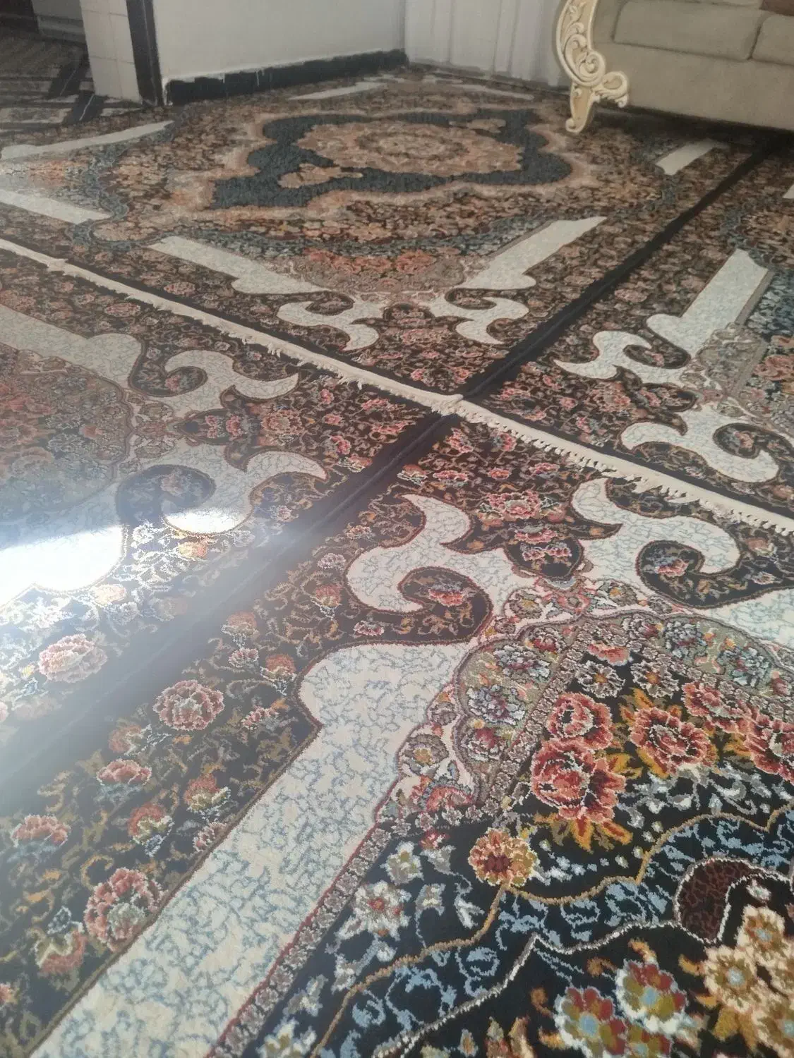 فرش ۶متری چهار تخته|فرش|سرپل ذهاب, |دیوار