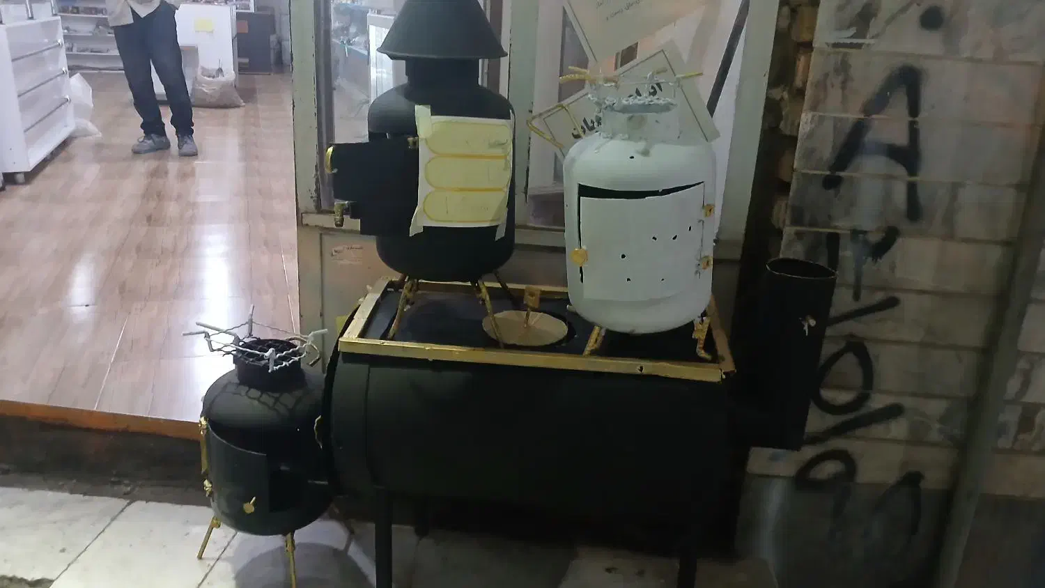 بخاری هیزمی برای کمپن|کوهنوردی و کمپینگ|آزادشهر, |دیوار