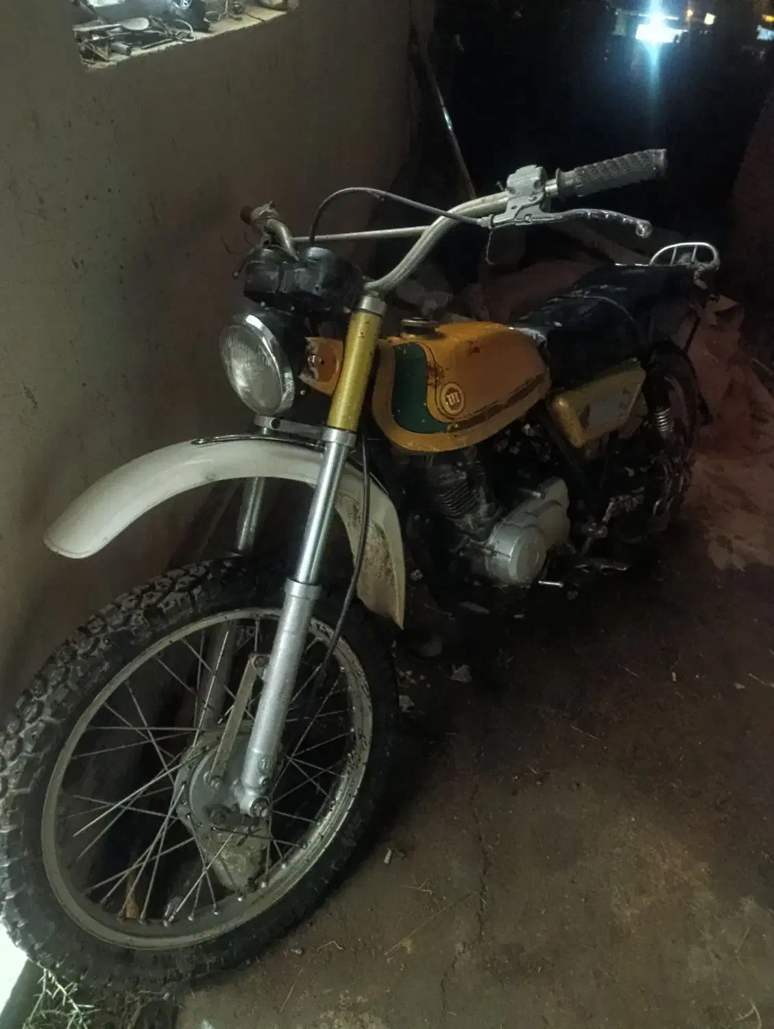 فروش تریل 125ژاپن زردطلاعی|موتورسیکلت|ویسیان, |دیوار