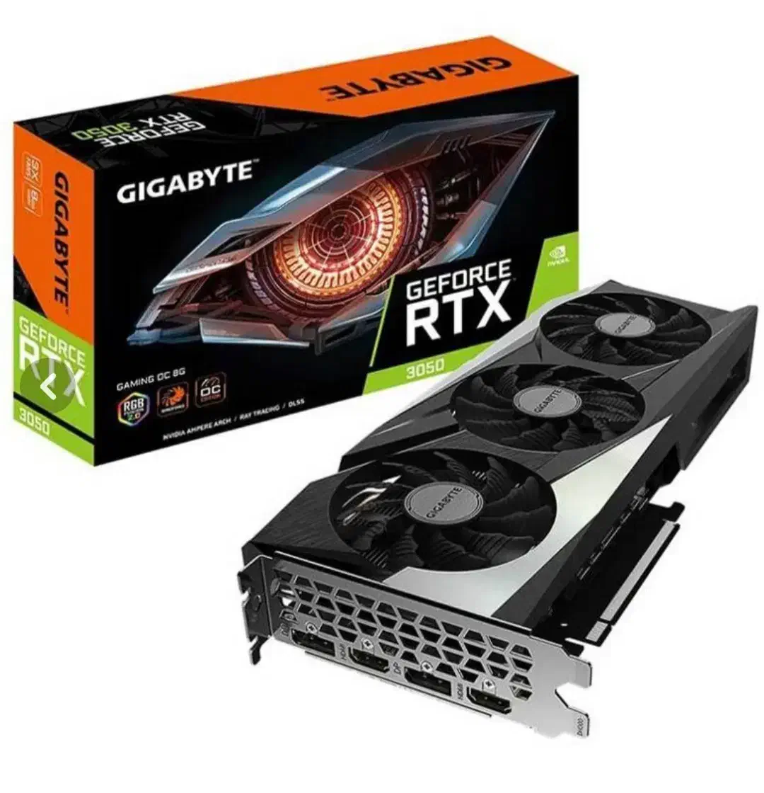 کارت گرافیک گیگابایت RTX 3050 Gaming OC 8GB|قطعات و لوازم جانبی رایانه|فلاورجان, |دیوار