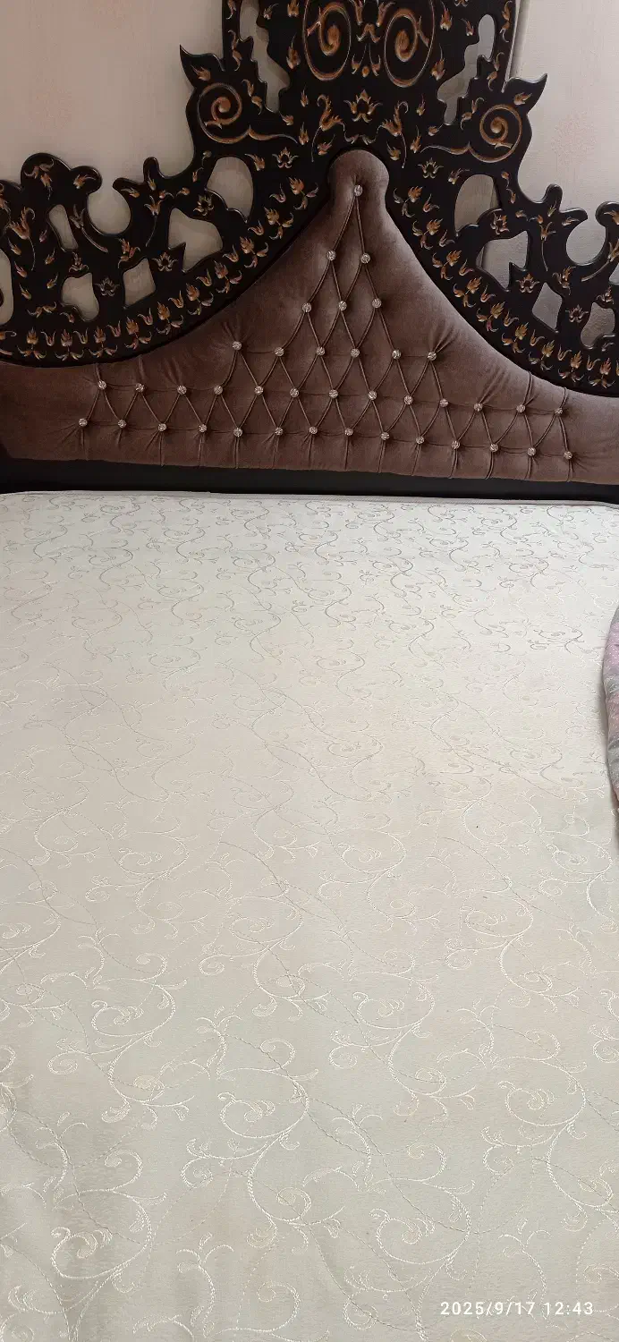 سرویس خواب دو نفره با تشک رویال|تخت و سرویس خواب|زنجان, |دیوار