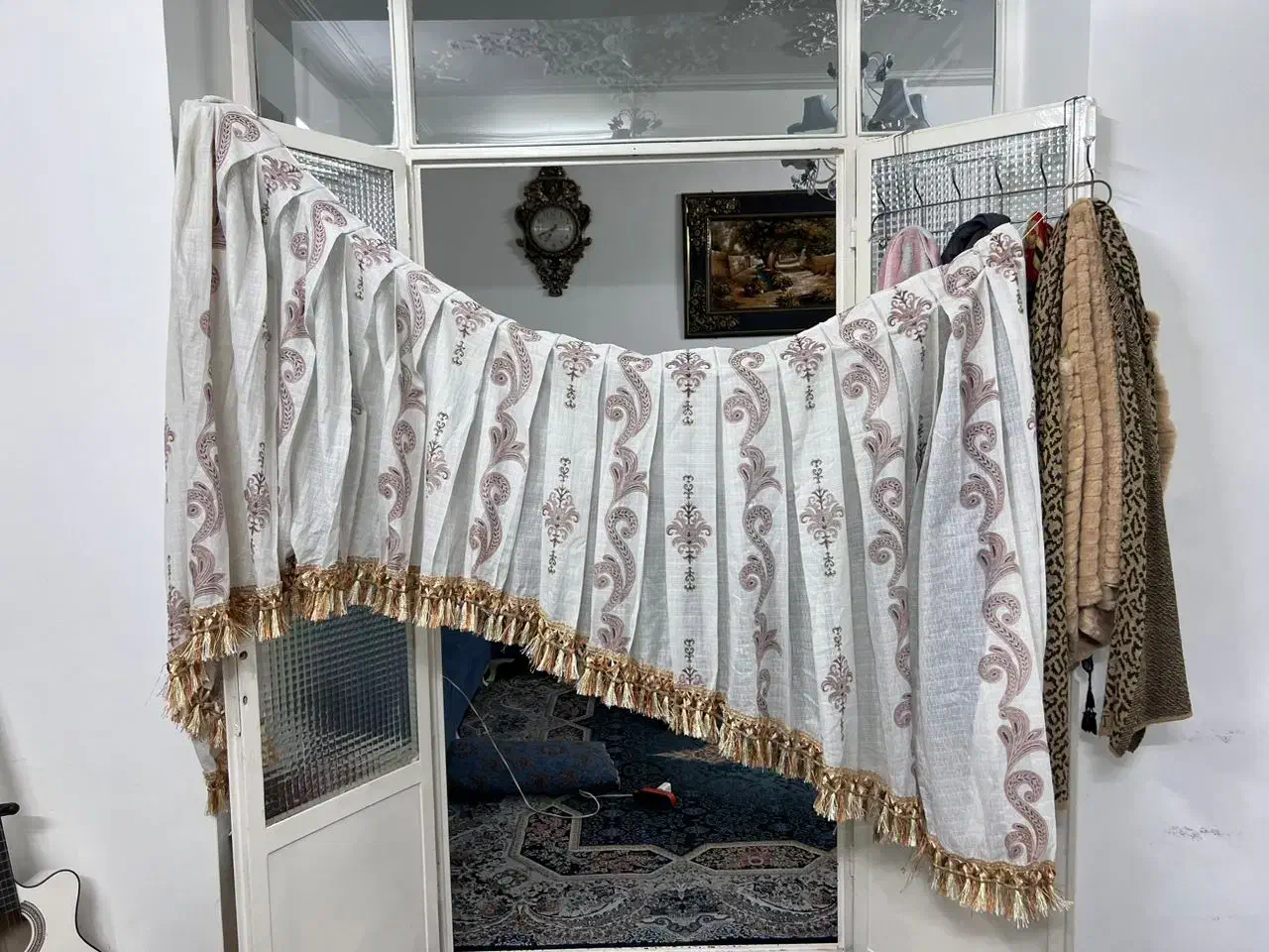 پرده|پرده، رانر، رومیزی|قم, حاج خلیل|دیوار