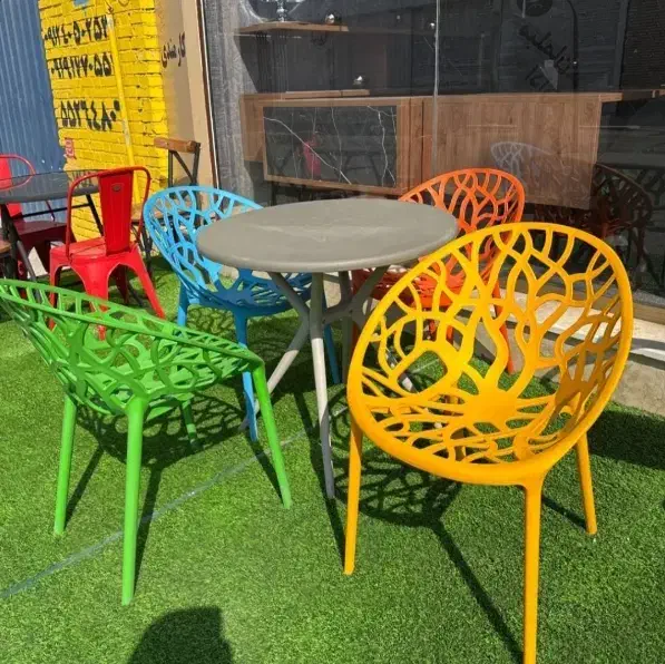 صندلی طرح حصیری پلاستیکی باغی کد992/ تهران نواب|میز و صندلی غذاخوری|تهران, سلسبیل شمالی|دیوار