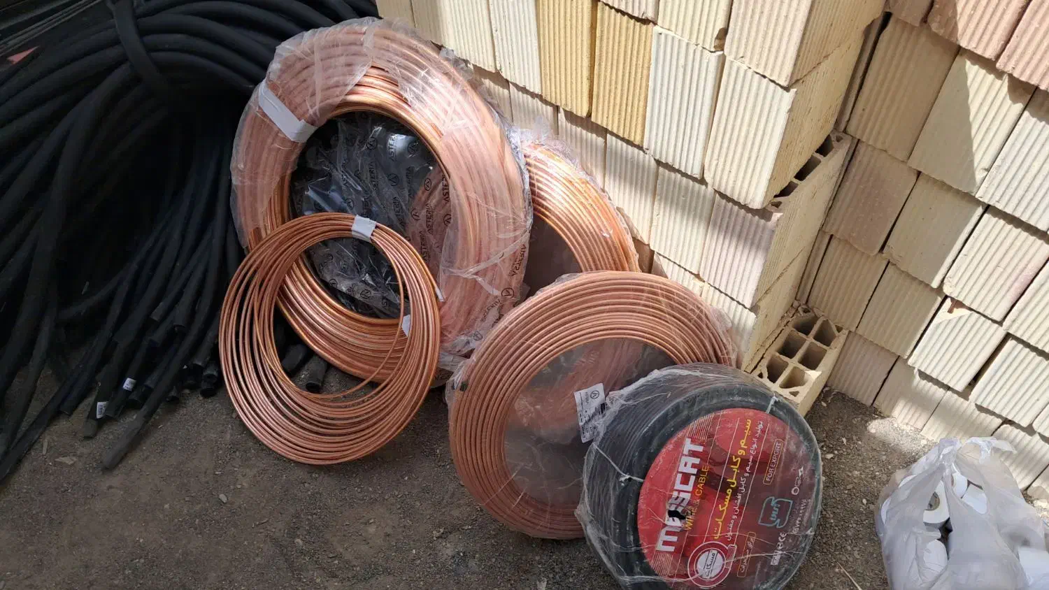 لوله مسی کولرگازی .فروشی|کولر گازی و فنکوئل|مشهد, سید رضی|دیوار