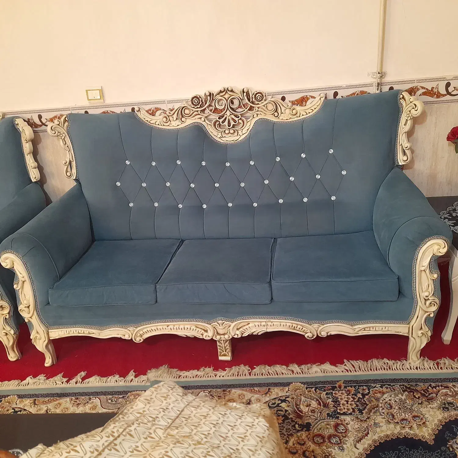 مبل هفت نفره|مبلمان خانگی و میز عسلی|تاکستان, |دیوار