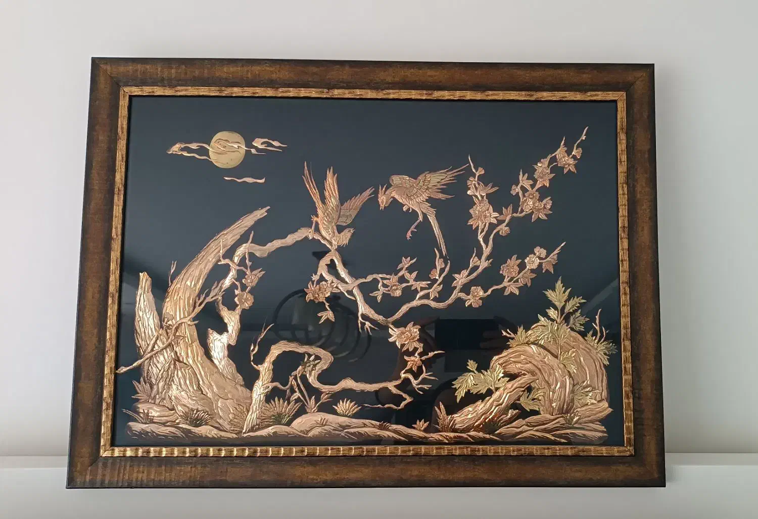 تابلو گل مرغ|صنایع دستی و سایر لوازم تزئینی|فولادشهر, سایت صنعتی کاوه|دیوار