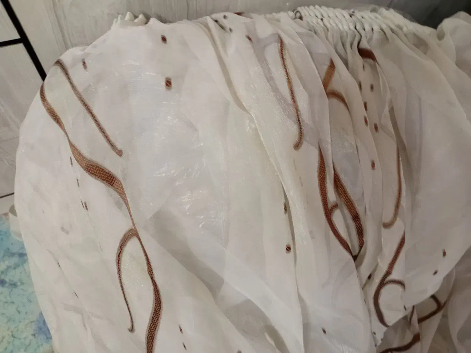 پرده حریر و ساتن|پرده، رانر، رومیزی|مشهد, رضاشهر|دیوار