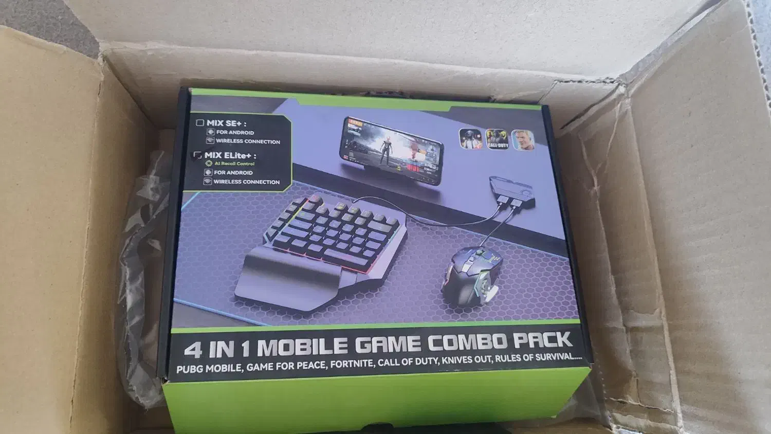 موس و کیبورد موبایل مدل mix Elite+|لوازم جانبی موبایل و تبلت|خفر, |دیوار