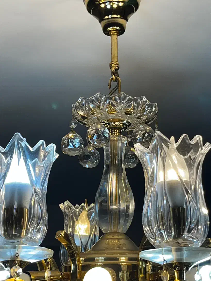 لوستر کریستالی ۱۶ شاخه|لوستر و چراغ آویز|تهران, نارمک جنوبی|دیوار