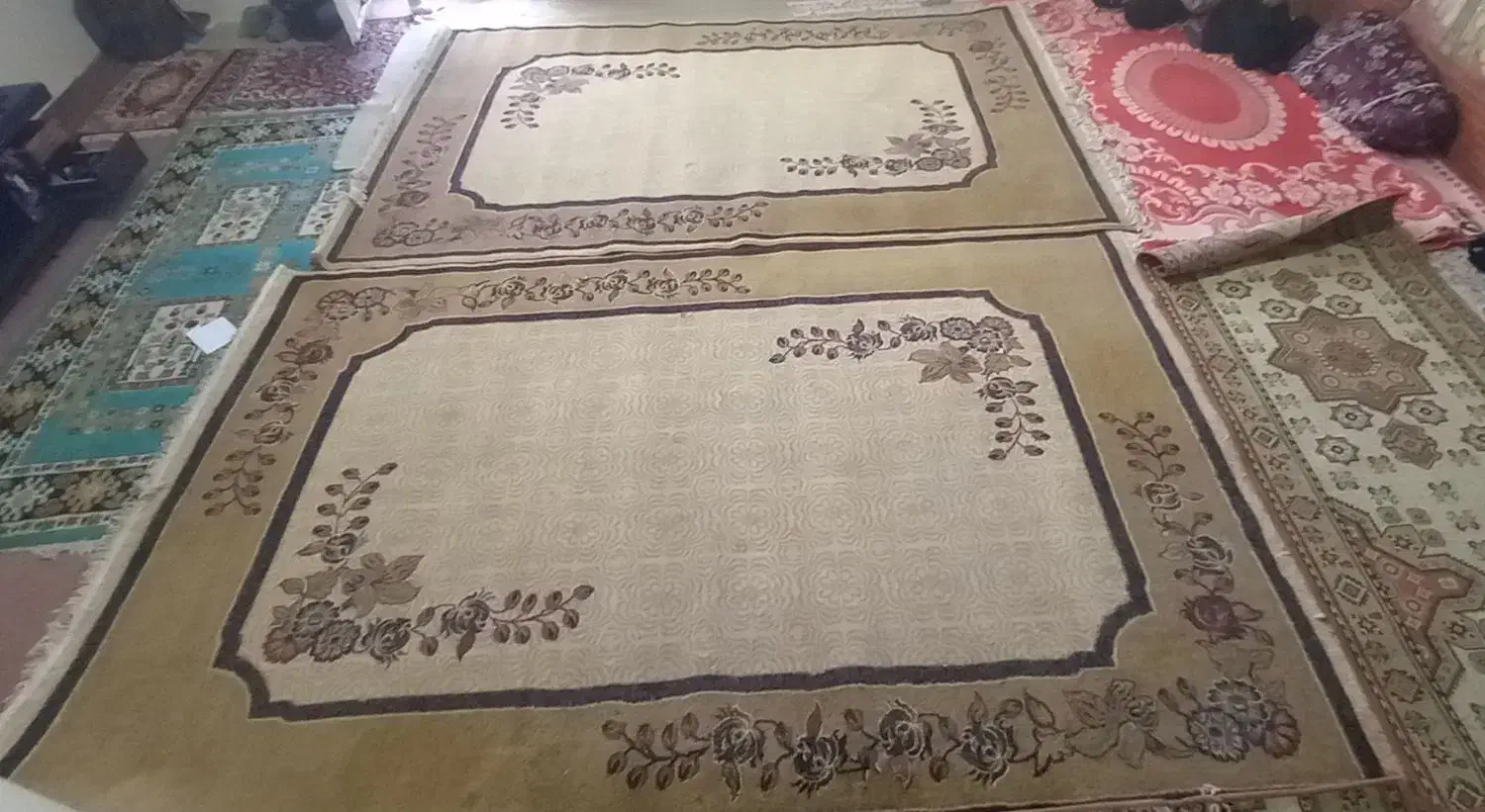 گلیم فرش|گلیم، جاجیم، گبه|کرمانشاه, |دیوار