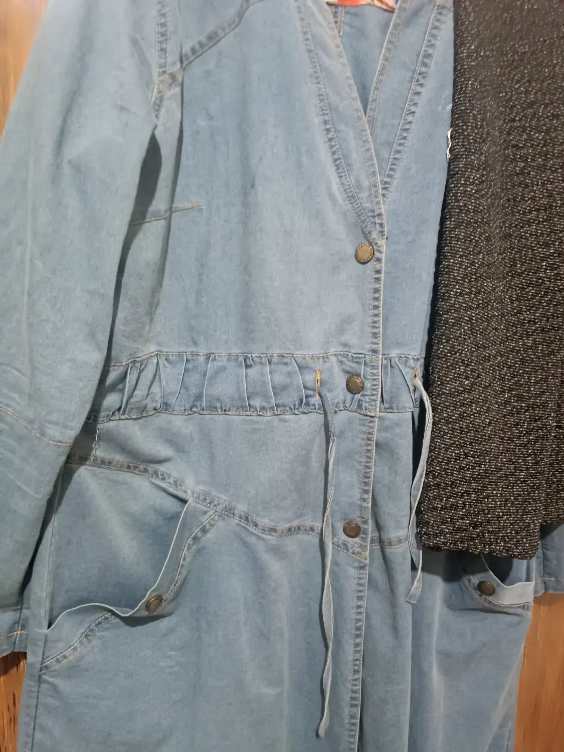 مانتوبلند جین پاییزه|لباس|زنجان, |دیوار