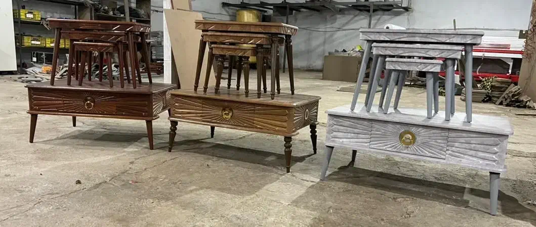 جلومبلی و عسلی ۴ تیکه|مبلمان خانگی و میز عسلی|اهواز, کوی علوی|دیوار