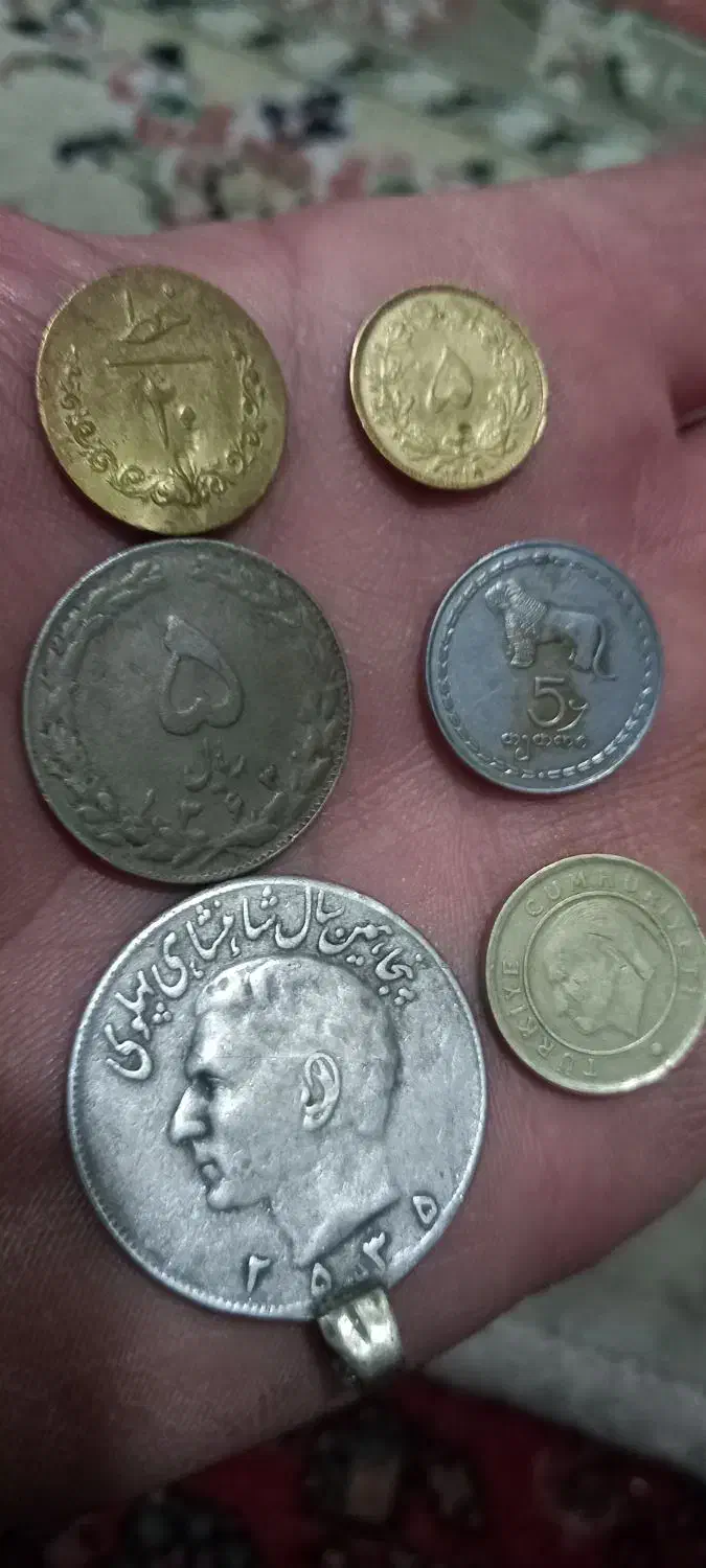 تعداد سکه قدیمی یکجا|حراج|تهران, شهران شمالی|دیوار