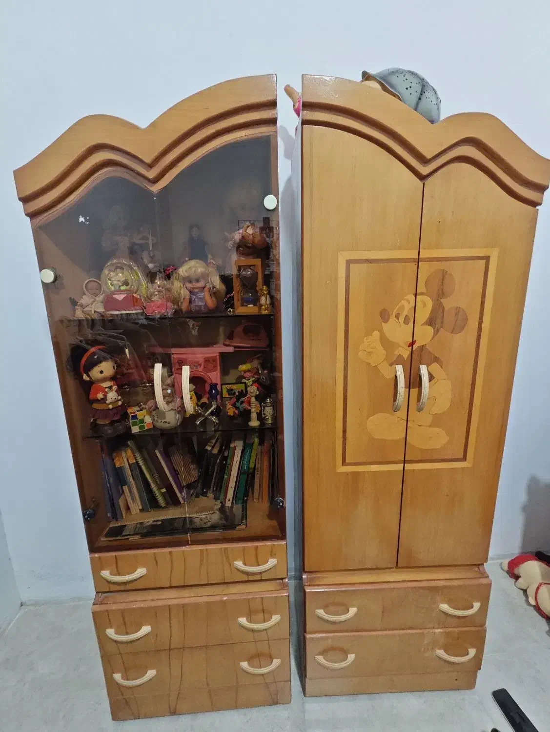 کمد دقلو چوبی|جاکفشی، کمد، دراور|زرند, |دیوار