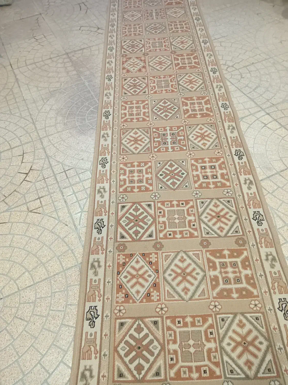 کناره گلیمی وفرشی|گلیم، جاجیم، گبه|ایلام, |دیوار