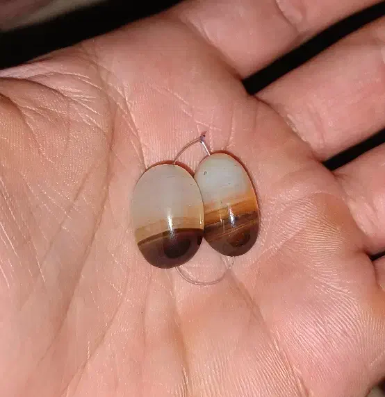 ۱۰ جــفت مهره سلیمانی.جزع و...|کلکسیون اشیاء عتیقه|اهواز, کمپلو جنوبی|دیوار