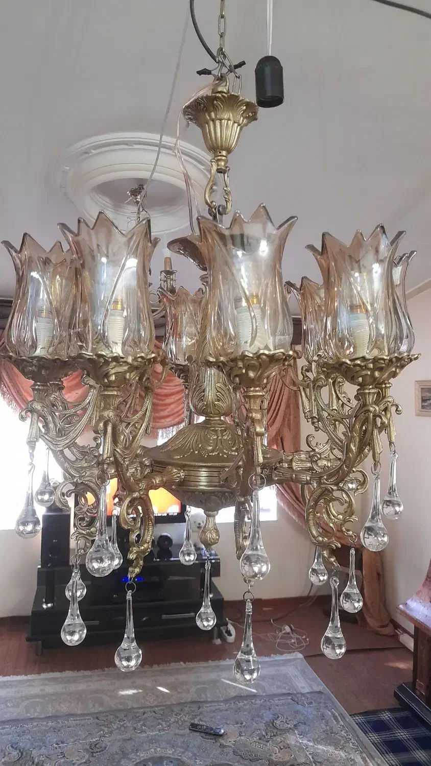 لوستر روشنایی اویز|لوستر و چراغ آویز|کرمانشاه, |دیوار