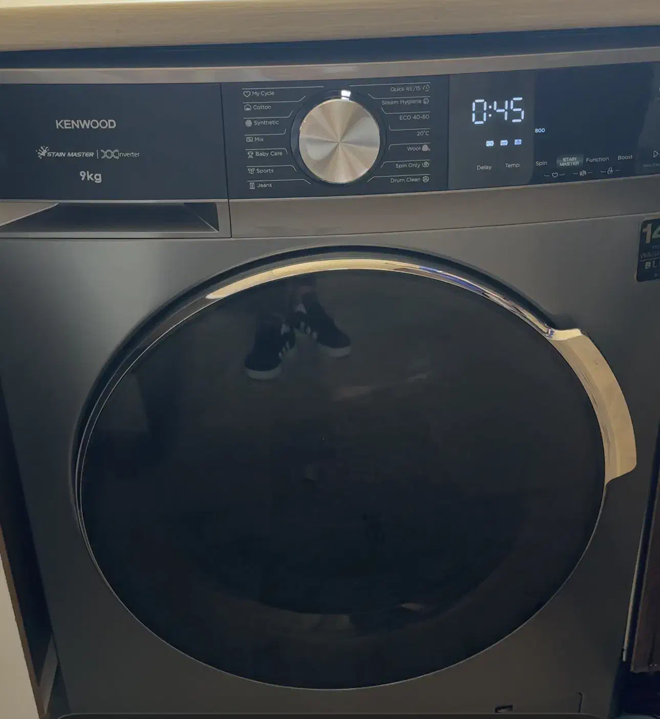 لباسشویی کنوود|ماشین لباسشویی و خشک‌کن لباس|رشت, منظریه|دیوار