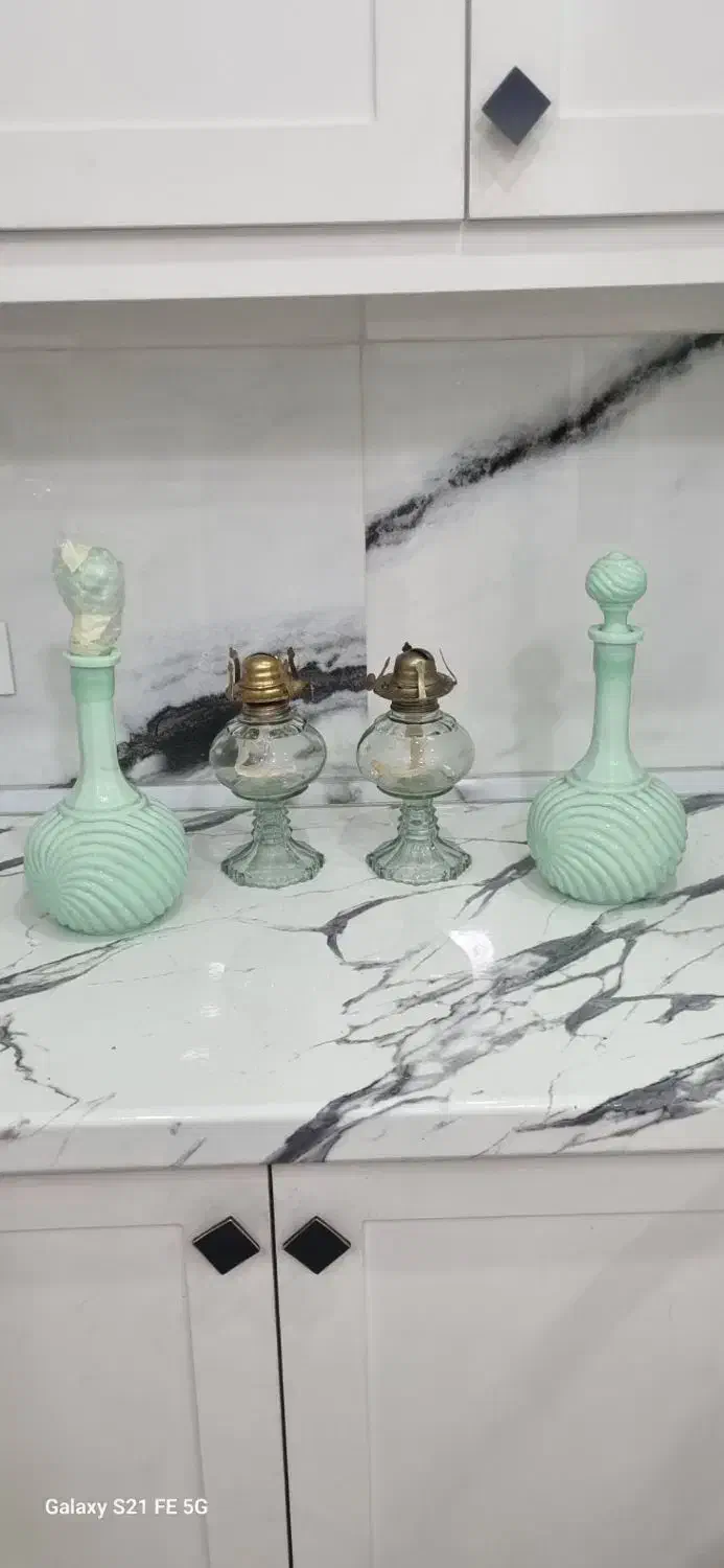 جام و چراغ نفتی|کلکسیون اشیاء عتیقه|نسیم‌شهر, |دیوار