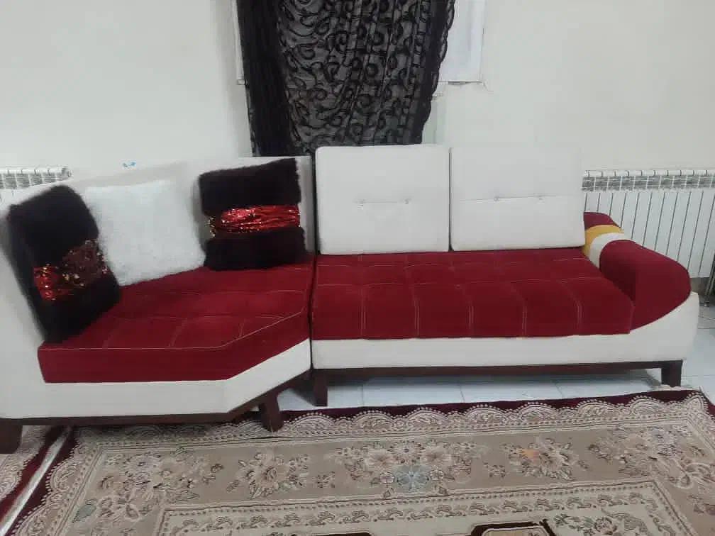 مبل ال در حد نو|مبلمان خانگی و میز عسلی|پرند, فاز ۴|دیوار