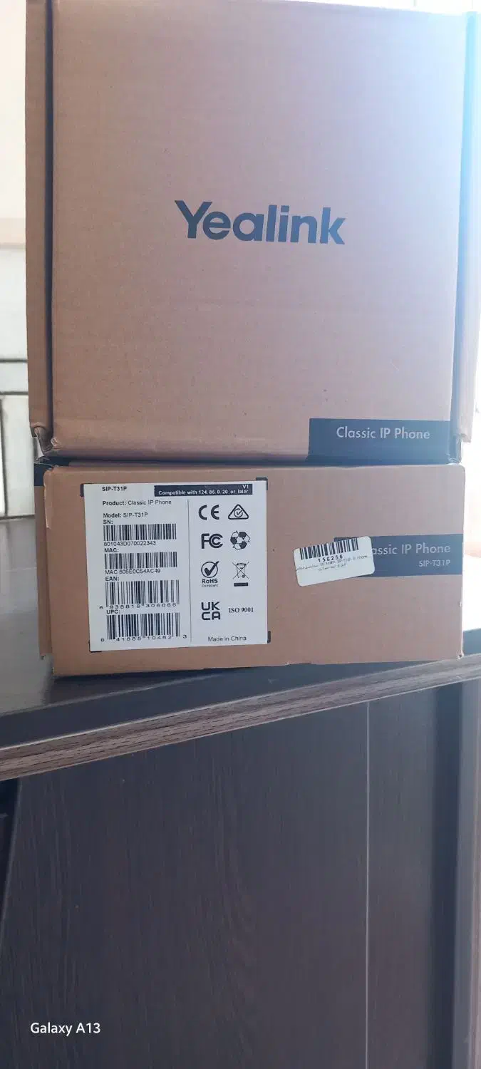 تلفن یالینک نو داخل کارتن مدل sip T31p|تلفن رومیزی|خمینیشهر, |دیوار