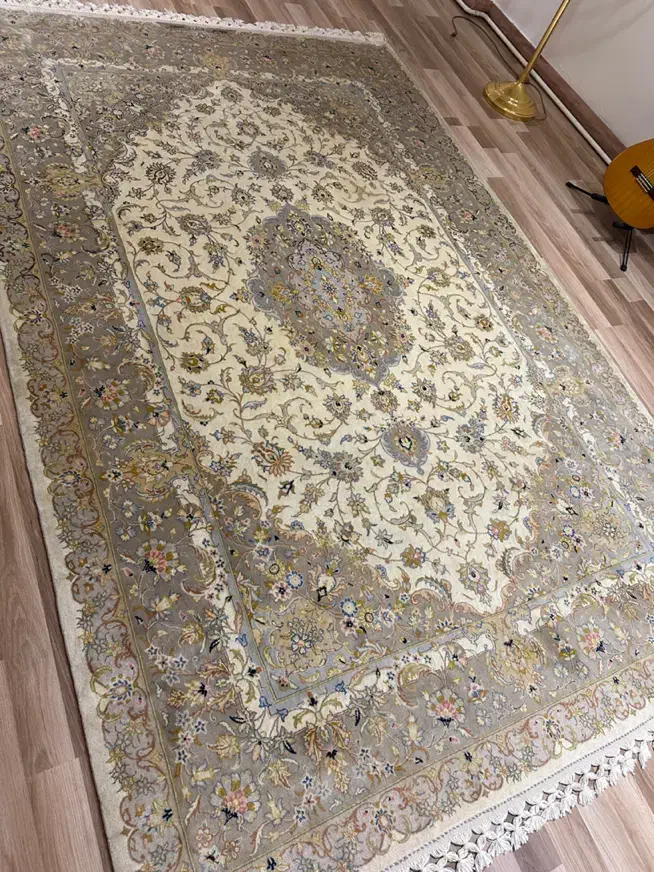 فرش دستبافت کرک ابریشم خسروزاد|فرش|تهران, خانی آباد نو شمالی|دیوار